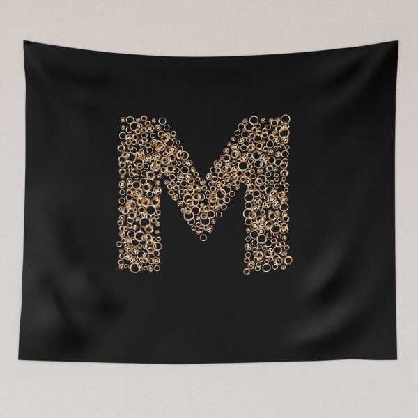 Item preview, Letter M steampunk design made up of cogs and washers designed and sold by Gerald Waters.