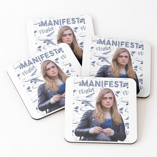 Item preview, Manifest "Michaela Stone" Poster With Flight And Planes Pattern Background designed and sold by AnsykD.