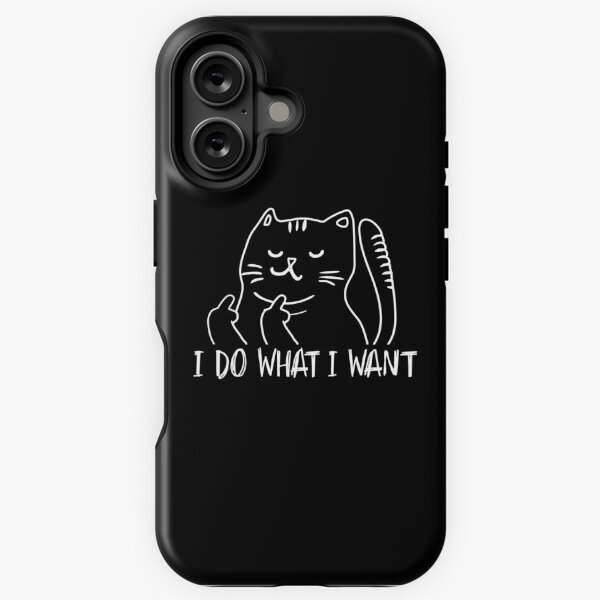 Aperçu de l'œuvre Je fais ce que je veux, un chat drôle qui retourne le cadeau d'humour d'oiseau créée et vendue par alenaz.