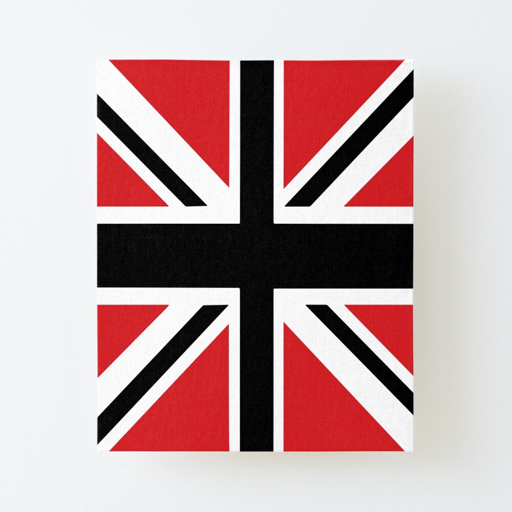 red white and black union jack