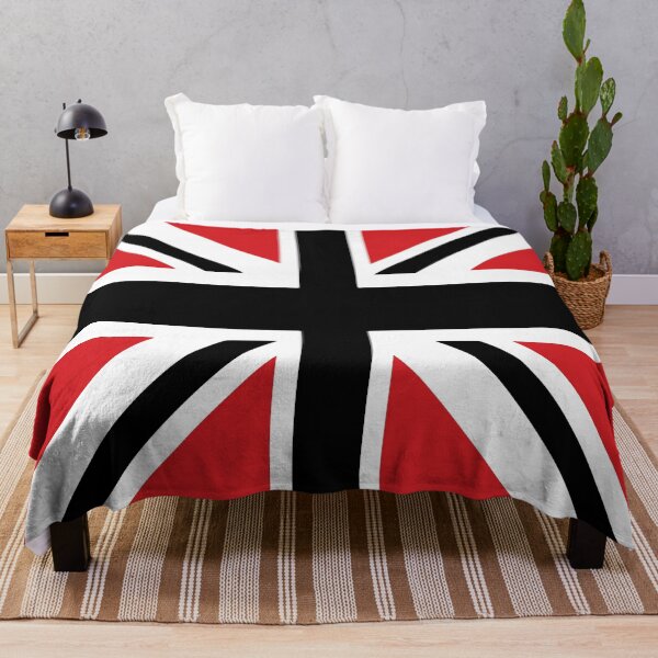 Item preview, Manchester Red White Black Union Jack Flag designed and sold by Sporting Colour.