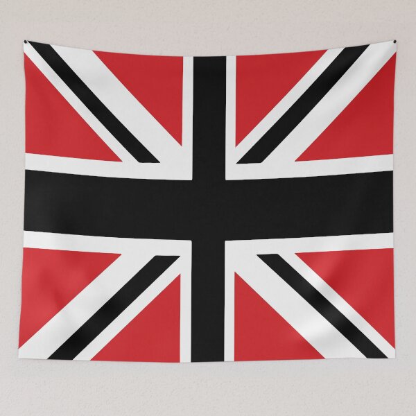 Item preview, Manchester Red White Black Union Jack Flag designed and sold by Sporting Colour.