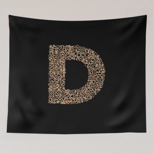 Item preview, Letter D steampunk design made up of cogs and washers designed and sold by Gerald Waters.