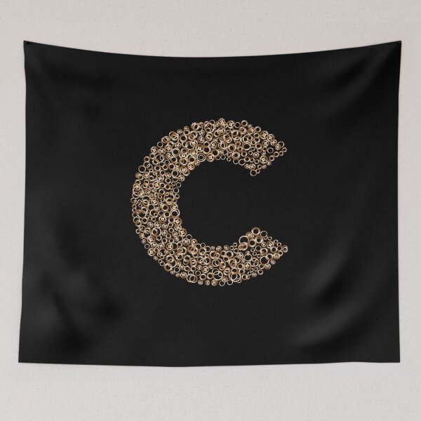 Item preview, Letter C steampunk design made up of cogs and washers designed and sold by Gerald Waters.