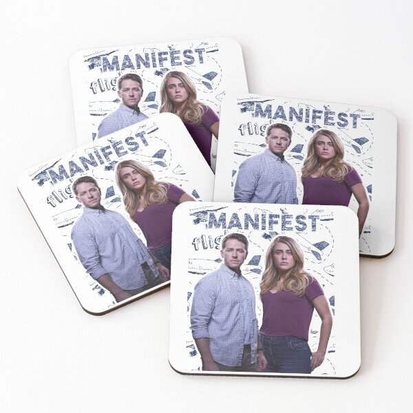 Item preview, Mnifest "Ben And Michaela" Poster With Flights And Planes Pattern Background designed and sold by AnsykD.