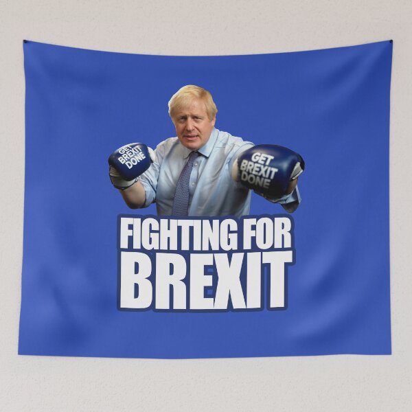 Item preview, Funny Boris Johnson Shirt Fighting for Brexit  designed and sold by PokerFace420.