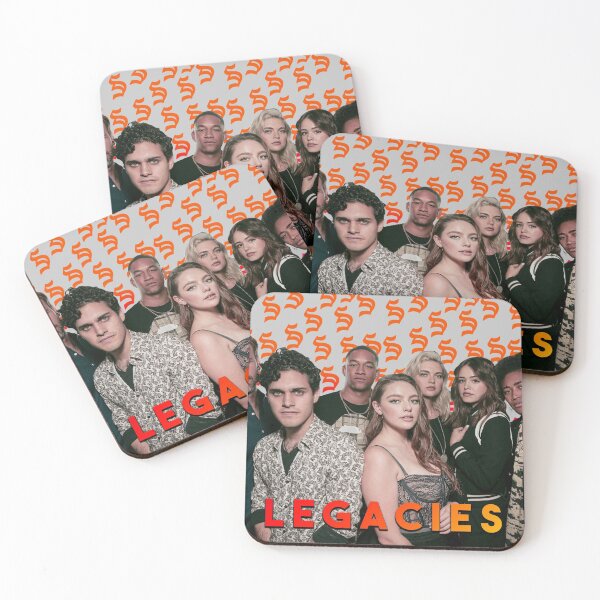 Item preview, Legacies Colorful Cast Poster With Salvator School Logo Pattern designed and sold by AnsykD.