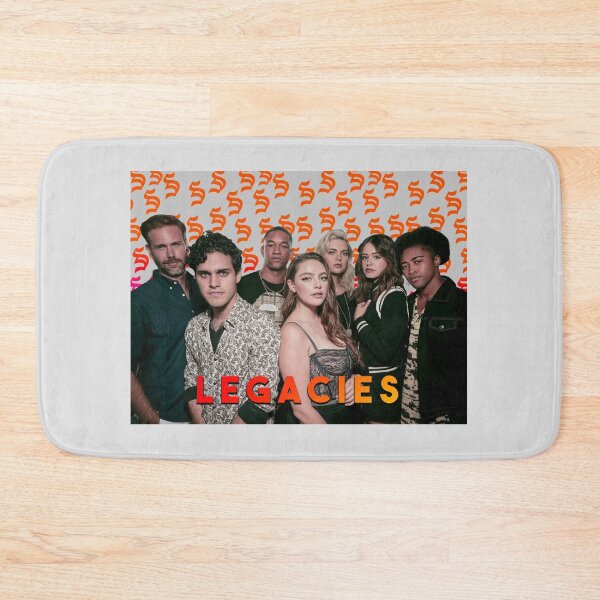 Item preview, Legacies Colorful Cast Poster With Salvator School Logo Pattern designed and sold by AnsykD.