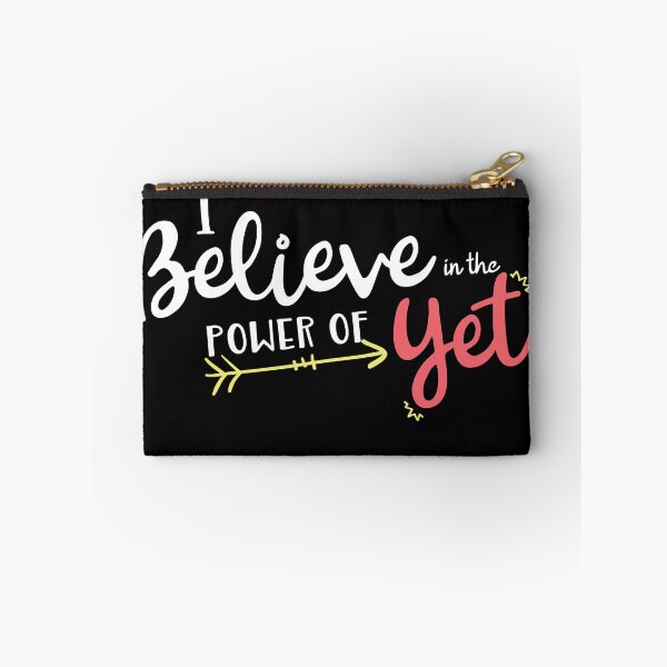 Item preview, I Believe in the Power of Yet Positive Motivational T-Shirt designed and sold by Creative Angel Art.