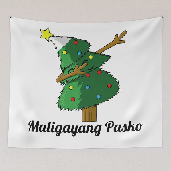 Item preview, christmas tree dab maligayang pasko designed and sold by atevern.