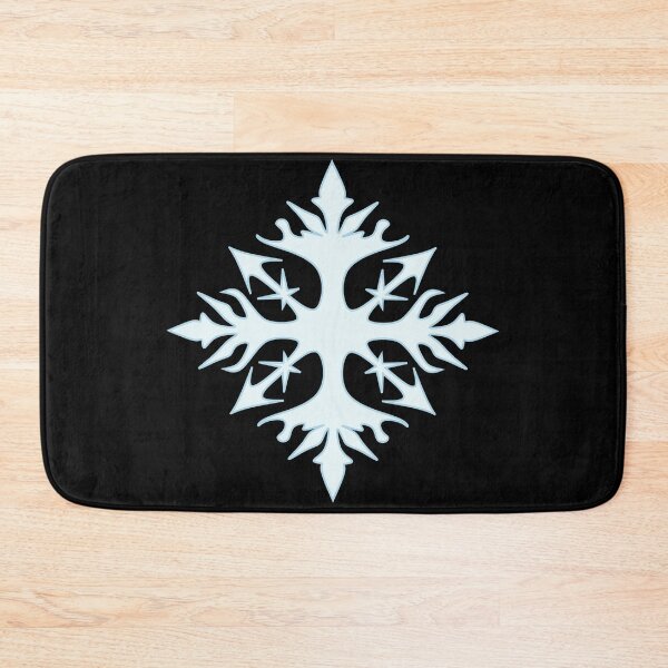 Item preview, Snowflake - black background designed and sold by nutmegfairy.