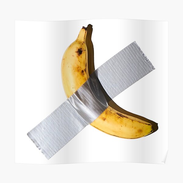 Banane scotché Poster