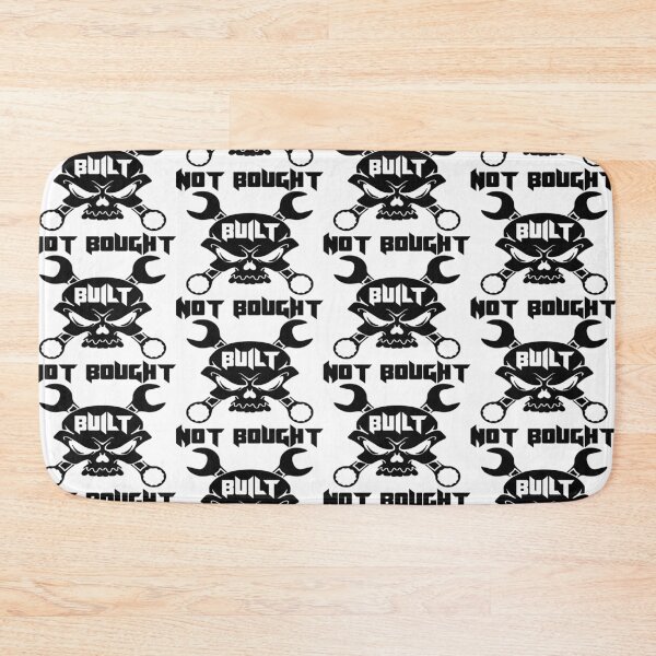 Item preview, Built Not Bought Skull & Crossbones designed and sold by thatstickerguy.