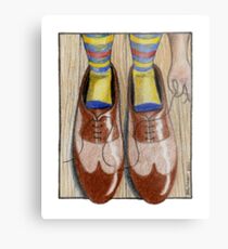 Daddy's Shoes Metal Print
