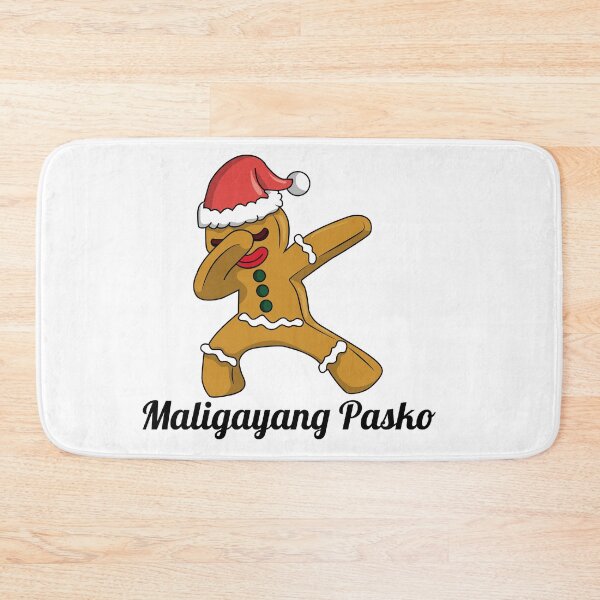 Item preview, gingerbread man dab maligayang pasko designed and sold by atevern.