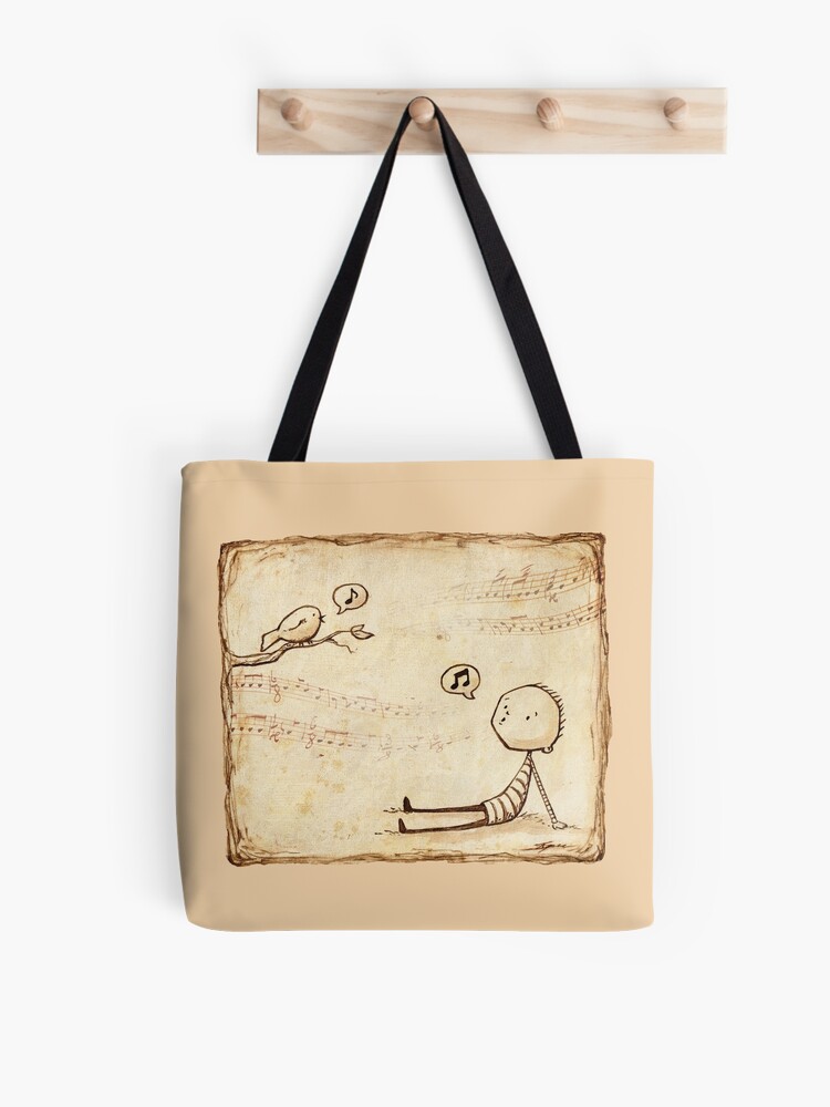 Thumbnail 1 of 2, Tote Bag, Whistle Border designed and sold by Eenuh.