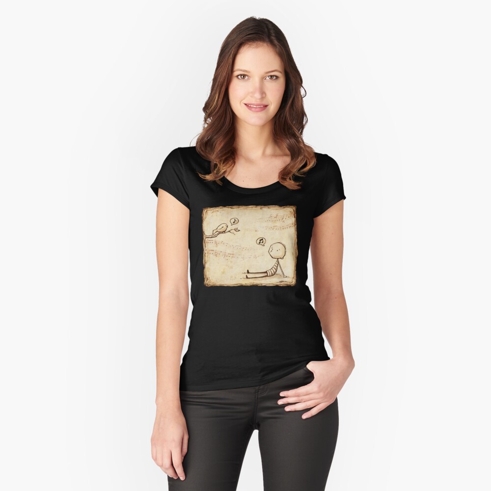 Item preview, Fitted Scoop T-Shirt designed and sold by Eenuh.