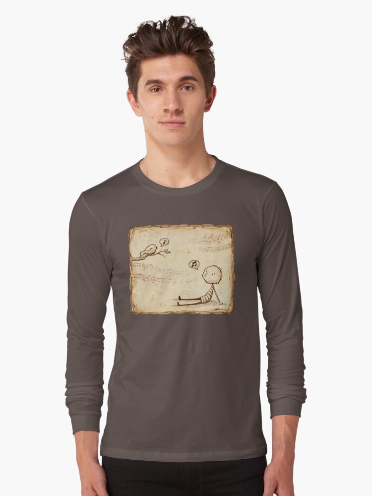 Thumbnail 1 of 5, Long Sleeve T-Shirt, Whistle Border designed and sold by Eenuh.