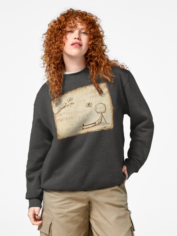 Thumbnail 4 of 7, Pullover Sweatshirt, Whistle Border designed and sold by Eenuh.