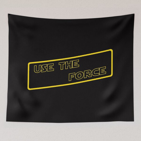 Item preview, Use the Force (Hollow writing) designed and sold by DafyddEm.