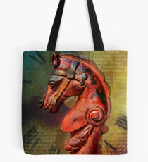 Hitching Post Of Time Tote Bag