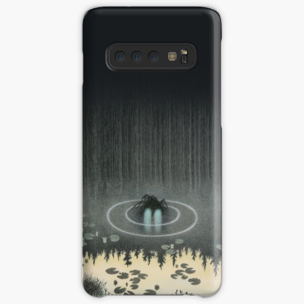 Theodor Severin Kittelsen 1904 Nøkken The Nix Water Spirit Troll Hidden in the Lake Norse Watercolor Viking Norway Mythology HD High Quality Samsung Galaxy Snap Case