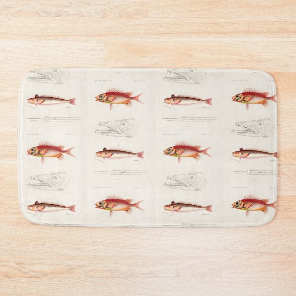 Item preview, fish vintage illustration  designed and sold by Vintage Designs +.