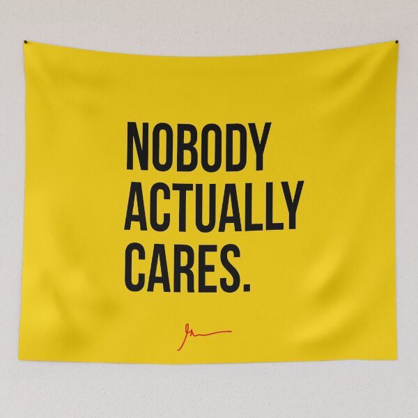 Item preview, Nobody Actually Cares | Garyvee designed and sold by Swapnil ..