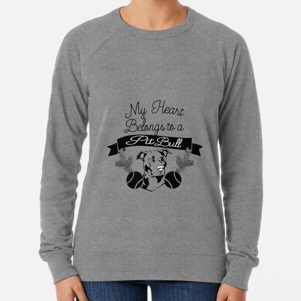 pitbull sweatshirt for humans