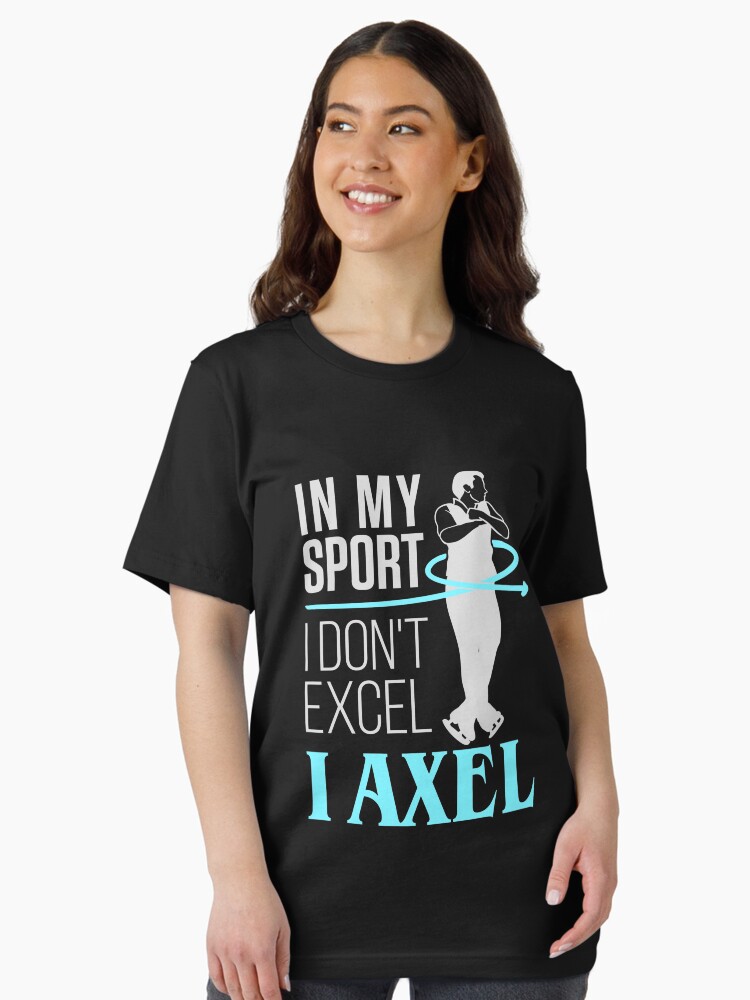 Thumbnail 1 of 7, Essential T-Shirt, Figure Skating Men In My Sport I Don't Excel I Axel designed and sold by jaygo.
