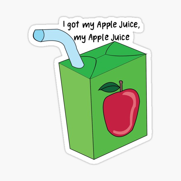 Apple Juice Emote Sticker