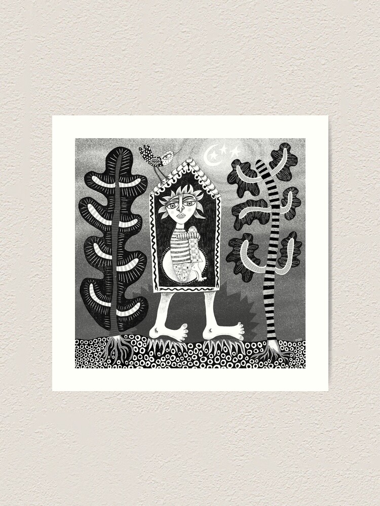 Alternate view of Walking home Art Print