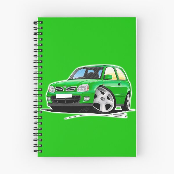 Item preview, Nissan Micra K11 (Mk2)(Facelift) Green designed and sold by Yeomans Cartoons.