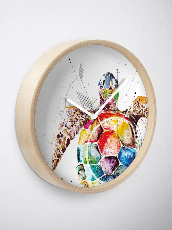 Alternate view of Ninja Turtle Clock