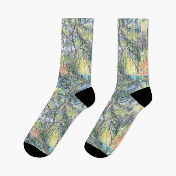 Artikelvorschau, Natural landscape - Paul Cezanne vintage painting entworfen und verkauft von Vintage Designs +.