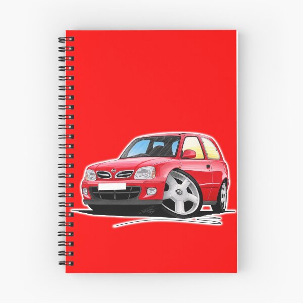 Item preview, Nissan Micra K11 (Mk2)(Facelift) Red designed and sold by Yeomans Cartoons.