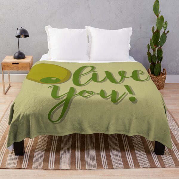 Item preview, Olive I Love You Romantic Quote designed and sold by HotHibiscus.