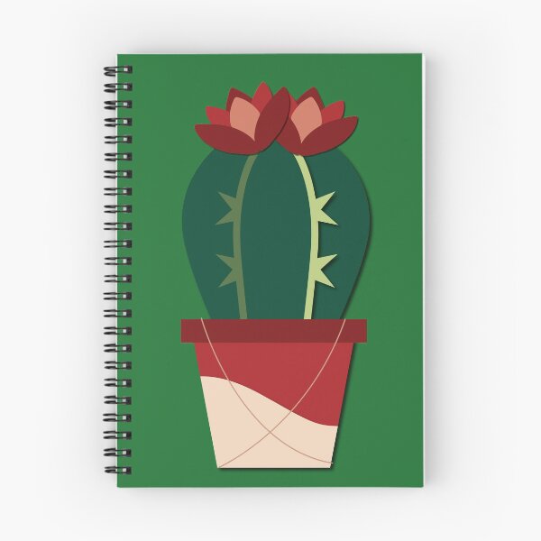 Item preview, Cactus with red flowers designed and sold by Yellow-Studio.