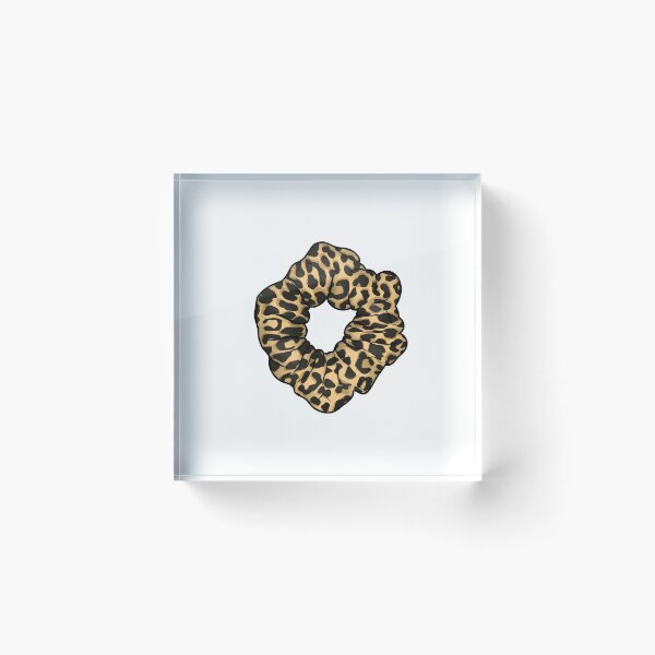 Item preview, Cheetah Print Schrunchie Sticker designed and sold by Hayley Meyer.