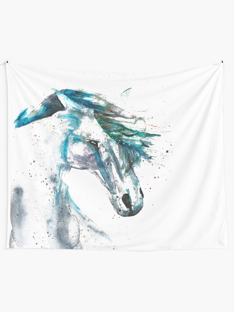 Alternate view of Last Unicorn/Horse Tapestry