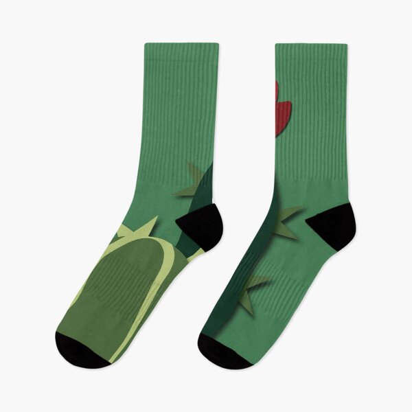 Item preview, Cacti and a red flower (green) designed and sold by Yellow-Studio.