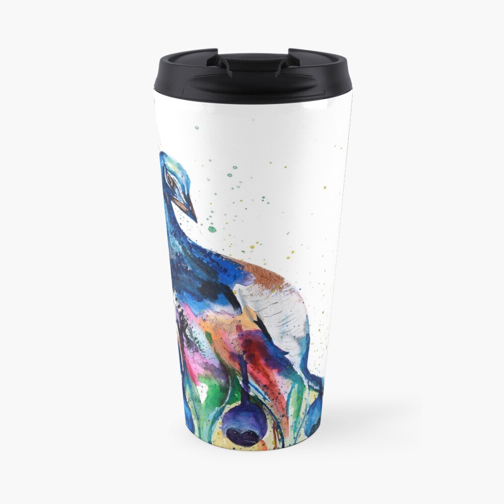Peacock of Colors Travel Mug