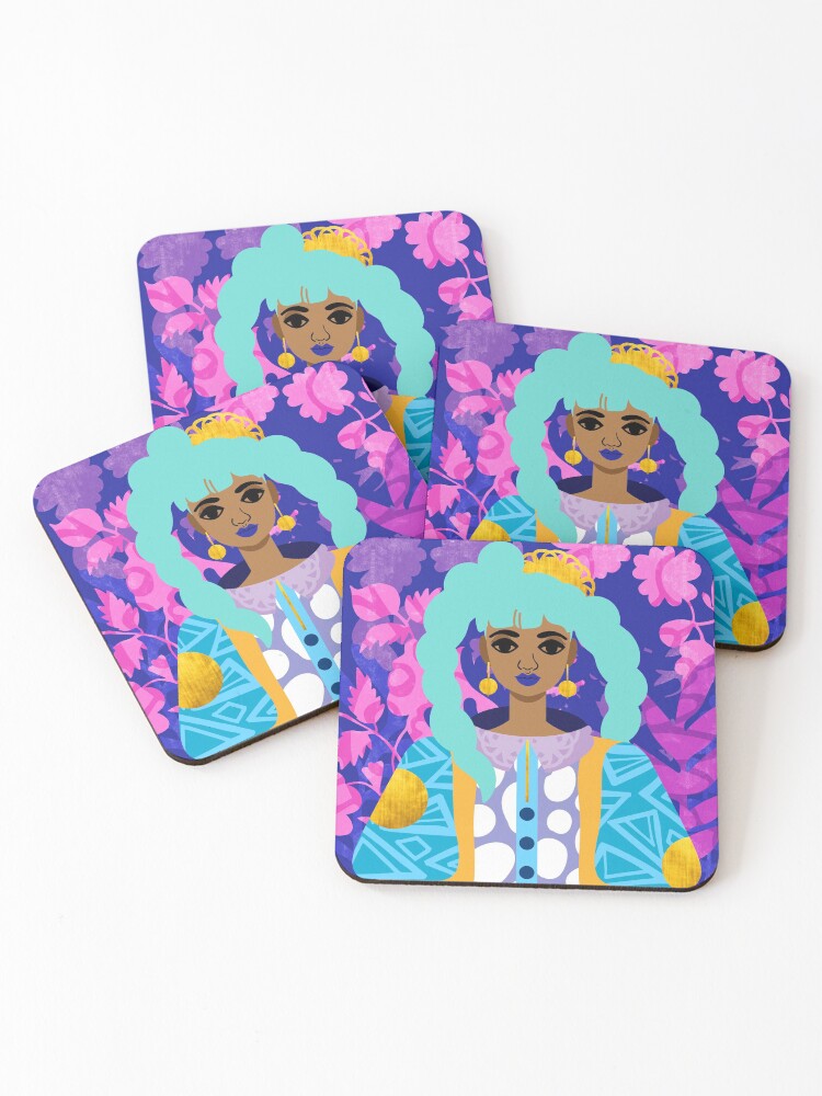Thumbnail 1 of 5, Coasters (Set of 4), Outer Space designed and sold by TabithaBianca.