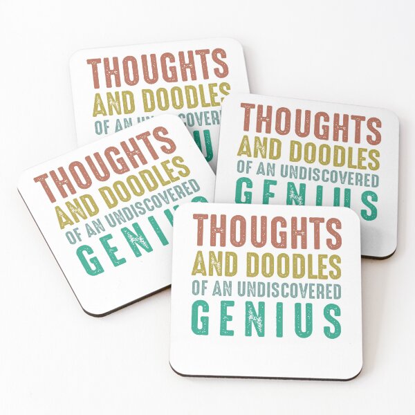Item preview, Thoughts and Doodles Of An Undiscovered Genius designed and sold by UMED :).