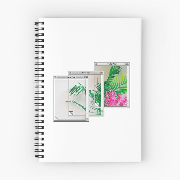 Item preview, Notepad Vaporwave designed and sold by LowStreetwear.