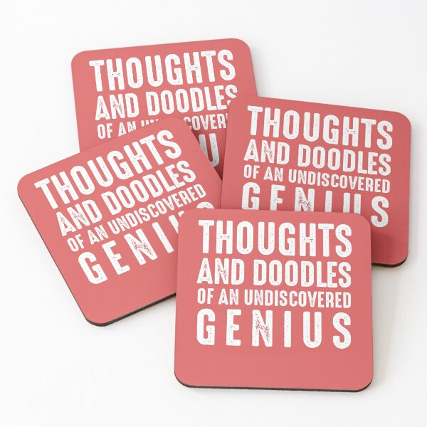 Item preview, Thoughts and Doodles Of An Undiscovered Genius designed and sold by UMED :).