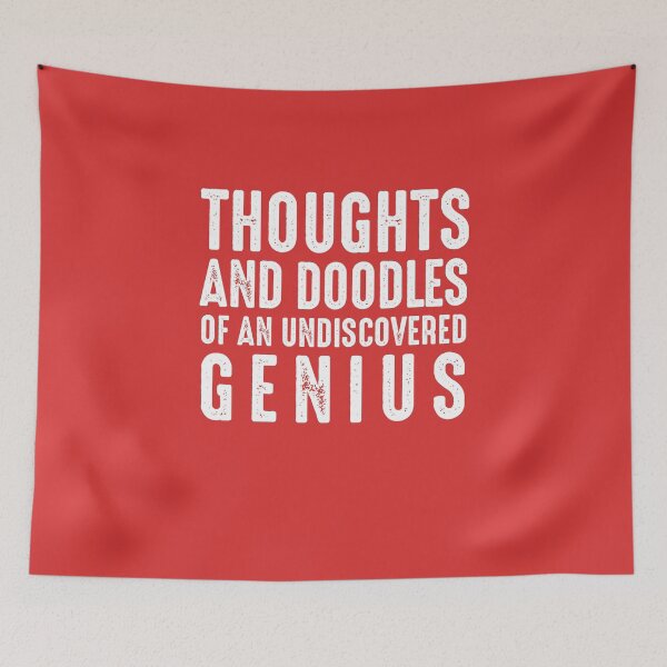 Item preview, Thoughts and Doodles Of An Undiscovered Genius designed and sold by UMED :).