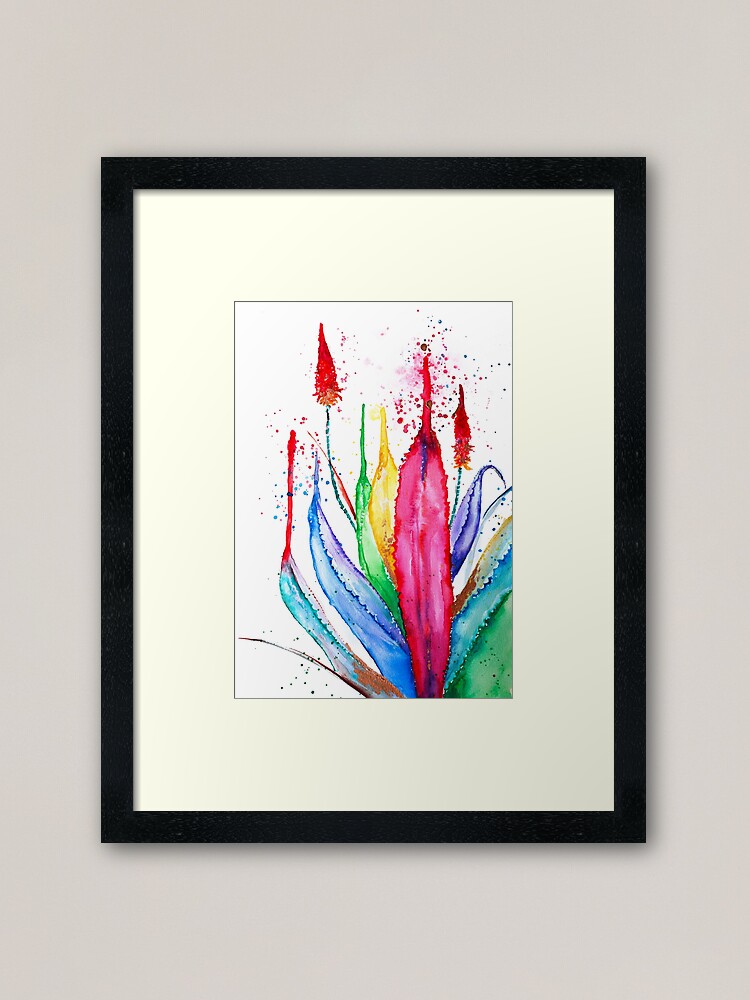 Alternate view of Cooling Aloe Framed Art Print