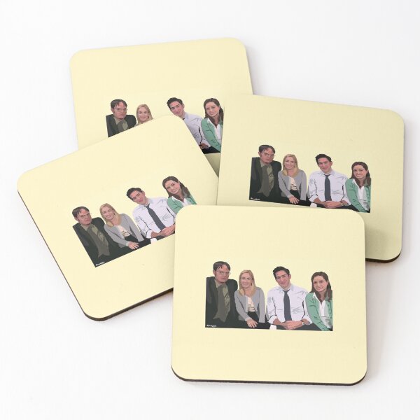 Item preview, The office with Dwight, Angela, Jim, Pam designed and sold by Lowpolybylolo.