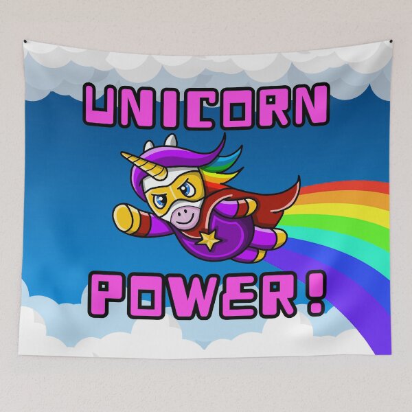 Item preview, Unicorn Power! Superhero Unicorn designed and sold by fpsmattyb.